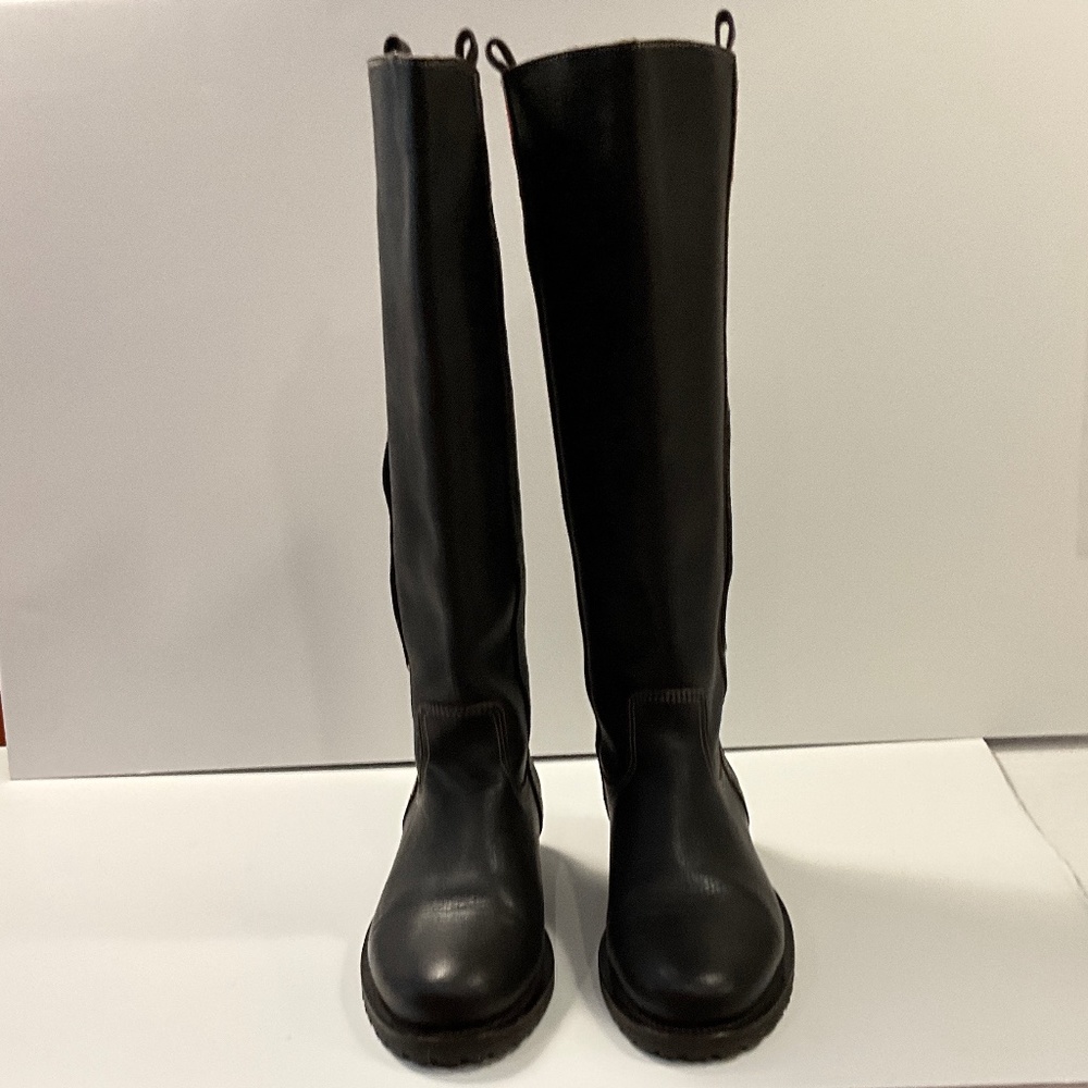 Sundance tall leather riding boots brown eu 39